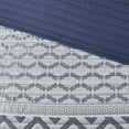 thumbnail image 4 of Madison Park Bennett Polyester Reversible Jacquard Coverlet Set in Navy, 4 of 5