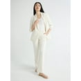 thumbnail image 2 of Scoop Women's Ultimate Crepe Stovepipe Suit Pants with Straight Leg, Sizes 0-18, 32’’ Inseam, 2 of 5