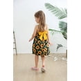 thumbnail image 3 of Toddler Baby Girls Summer Sunflower Bowknot Dress Yellow Floral Dresses Sundress Size 6 (Sunflower-312), 3 of 7