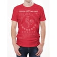 thumbnail image 3 of Tee Luv Sriracha Hot Chili Sauce Rooster Faded Logo Red Heather Shirt (Men's) (L), 3 of 9
