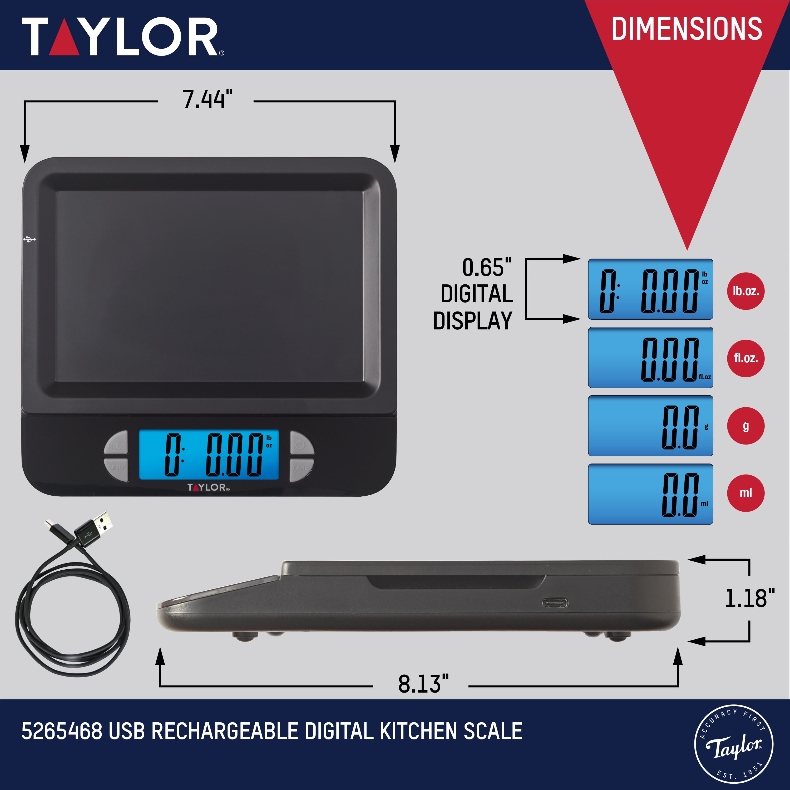 Taylor 11 lb. Capacity Digital Food Scale at Tractor Supply Co.