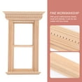 thumbnail image 4 of Cadre de Fenêtre Miniature Maison de Poupée Mobilier de Simulation Cadre de Fenêtre Modèle, 4 of 8