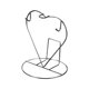 thumbnail image 1 of Ounissouiy Estante para tazas en forma de corazón, soporte para platos y tazas de acero inoxidable, estante de secado para cocina Juegos de servir café y té No.1 Ounissouiy HA041377-01, 1 of 2