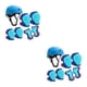 thumbnail image 4 of Naiovety Casco para niños confiable y ajustable para un día lleno de aventuras Cómodo juego de casco y almohadillas para niños Type1 NO1, 4 of 6
