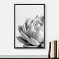 thumbnail image 2 of IDEA4WALL Framed Canvas Wall Art Blooming Succulent Botanical Art Black And White Desert Plants Floral Photography Print Rustic Minimal for Living Room, Bedroom, Office - 16"x24" Black, 2 of 5