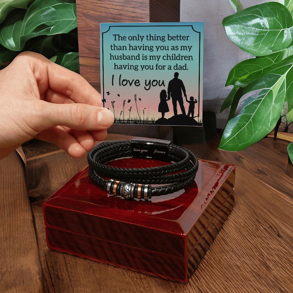 To My Husband My Only Love You Forever Bracelet