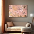 thumbnail image 1 of Cuadro Decorativo Abstracto 60x80cm Ocre Rosado, 1 of 6