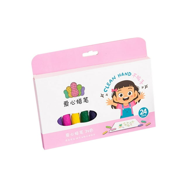 Marcador de crayón Macarena para niños 24 colores lavables para celebración