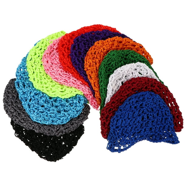 12pcs Lady Hair Net Female Net Hats Women Net Hats Women Sleeping Hat