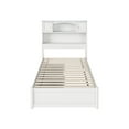 thumbnail image 2 of Hadley Twin XL Wood Platform Bed with Panel Footboard & Storage Drawers in White, 2 of 5
