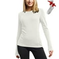 thumbnail image 2 of Diufon Womens Long Sleeve Shirts Casual Soft Crewneck Tops Plus Size Basic Underwear Fall Fashion Clothes, 2 of 9
