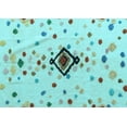 thumbnail image 1 of Ahgly Company Indoor Rectangle Abstract Light Blue Modern Area Rugs, 8' x 12', 1 of 4