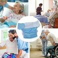 thumbnail image 3 of Minkissy Reusable Adult Diaper Covers 2Pack Sky Blue Incontinence Pants Waterproof Breathable Non-skid, 3 of 7