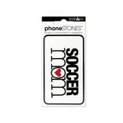 Soccer Mom Phone Stones Sticker, 24 Count