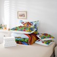 thumbnail image 4 of 7 Piece Cardinal Hummingbird Bed In A Bag King Garden Floral Comforter Set Rustic Butterfly Botanical Flower Bedding Set Country Farmhouse Bedding Comforter Sets Nature Home Decor, 4 of 5