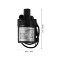thumbnail image 2 of HEATSHAKING Compact Silent Booster Pump Dc for Home Use Garden Fountain Black Plastic Pump, 2 of 7