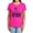 Hot Pink, variant on Superman was Right Women's T Shirt, Hot Pink, Medium