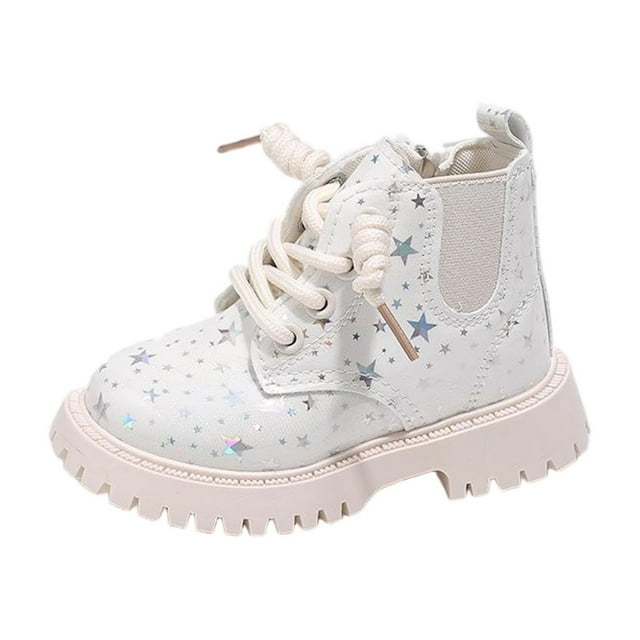 Autumn Girls' Booties, British Style Fashion Booties, Suitable for Middle and Older Children