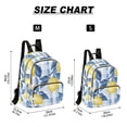 thumbnail image 2 of FORMRS Mini Backpack Purse for Women Travel Daypack Casual Shoulder Bag, Light Blue Lemon, 2 of 7