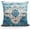 Style 17, variant on Blue Antique Persian Throw Pillow Cover Linen Decorative Vintage Throw Pillowcases Cushion Case for Home Decor Living Room Bed Couch Sofa Car Outdoor 18"x18" Boho