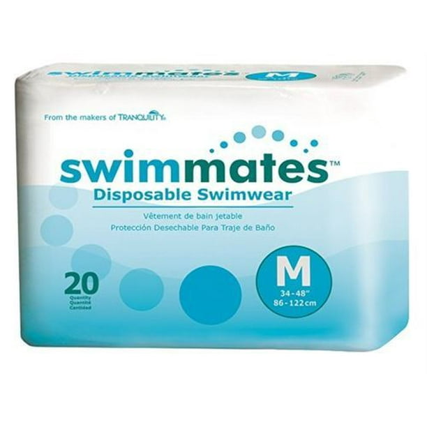 Swimmates Adult Swim Diaper Medium Pack of 20