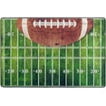 thumbnail image 2 of Vintage Retro Grunge American Football Field Area Rug 4'x6' Soft Rugs Indoor Decorative Comfort Floor&nbsp;Carpet Nursery Rugs Non-Slip Mat for Living Room Bedroom Decor Kids Playing Room, 2 of 7