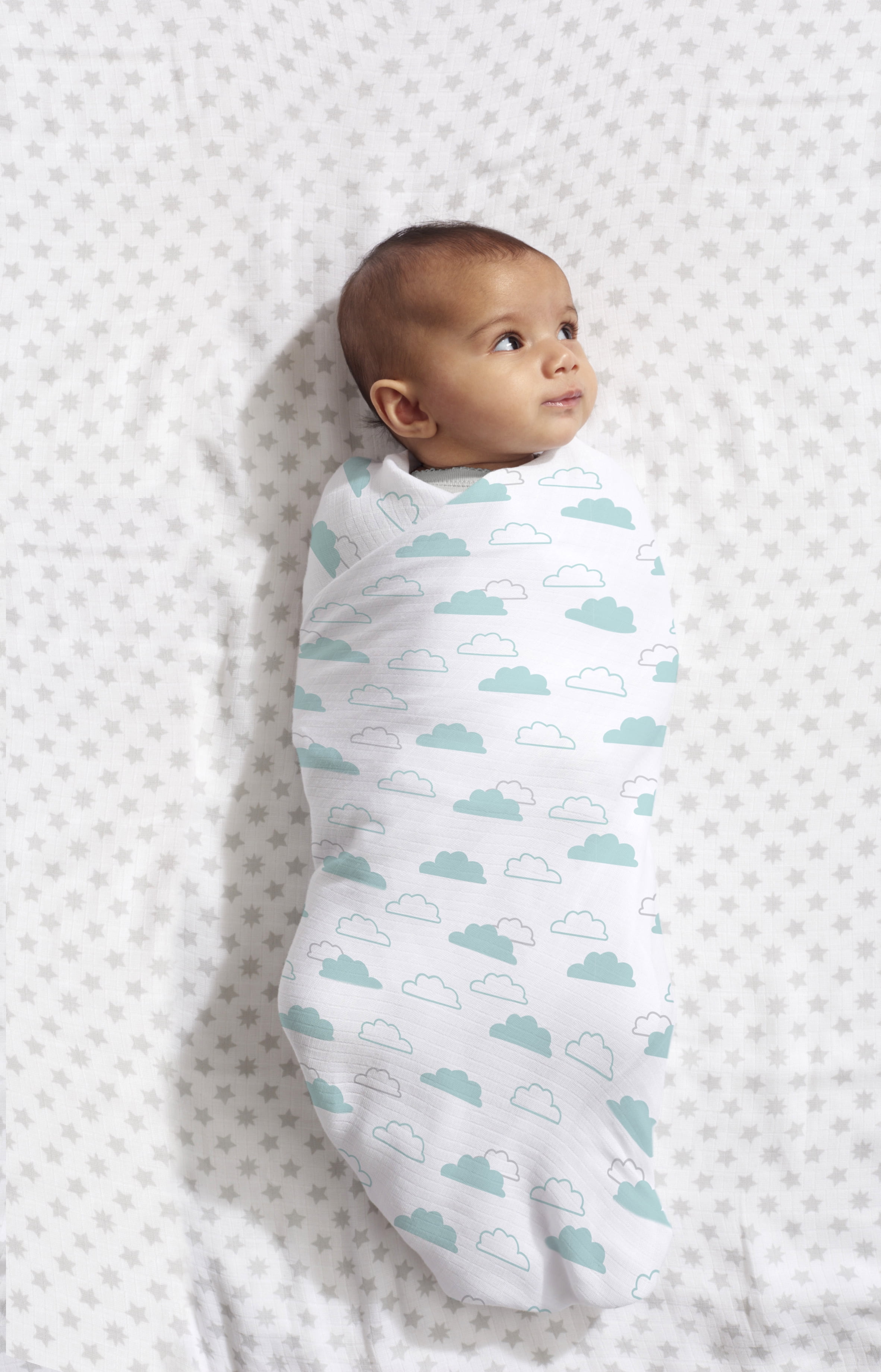 ideal baby muslin swaddles 3 pack