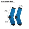 thumbnail image 2 of Naloa Blue Christmas Kids Socks Unisex Kids and Toddlers' Crew Socks, ,1 Pairs, 2 of 5