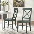 thumbnail image 2 of Simple Living  Albury Dining Chairs (Set of 2) Dining Chairs Green Painted Wood Farmhouse,Modern & Contemporary,Nautical & Coastal, 2 of 8