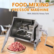 Hakka 7.5L/15lb Stainless Steel Tilting Meat Mixer, Manual Countertop Meat Blender