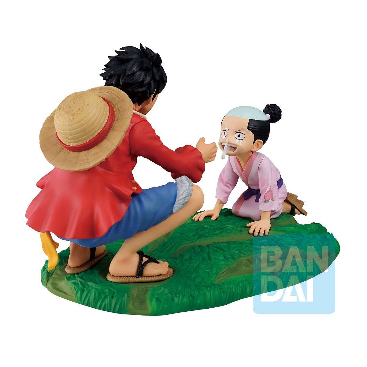 One Piece Ichibansho Monkey D. Luffy & Momonosuke Collectible Figure