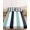 Navy blue turquoise, variant on King Size Fitted Sheet Set - Pink Navy Blue Striped 3 Piece Bedding Sets 16" Deep Pocket Fitted Sheet with 2 Pillowcases, Farmhouse Stripe Art Brushed Microfiber Hotel Luxury Bed Sheets