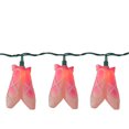 thumbnail image 1 of Kurt Adler 10-Count Pink Ballerina Ballet Dance Slippers Mini Christmas Light Set, 10ft Green Wire, 1 of 4