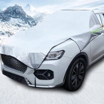 FFORCE 420DCar Thick Windshield Cover Protector Winter Snow Ice Rain Frost Guard Sun Shade Heavy Duty Waterproof Car Windscreen Cover