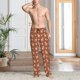 thumbnail image 2 of Balery Cute Poodle Dog Pantalones de pijama para hombre, pijama ultraligero, pantalón de descanso-Small, 2 of 6