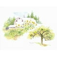 thumbnail image 2 of Babbitt, Gwendolyn 14x12 White Modern Wood Framed Museum Art Print Titled - Ridgefield Barn III, 2 of 4
