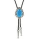 thumbnail image 5 of Collar Colgante Qarigey para Festival Vacaciones Aniversario cumpleaños Boda Compromiso Cielo azul 2piezas, 5 of 6