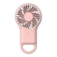thumbnail image 2 of XYAIYT Ventilateur Portable à Main Rechargeable USB avec Lumières LED Colorées Design Silencieux pour Randonnée Facile à Transporter avec Porte-Clés Trois Réglages de Vitesse Ventilateur de Voyage Silencieux, 2 of 8