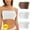 Coffee, variant on Azrian Women's Plus Size Seamless Comfy Bra,Stretch Strapless Bra,Summer Bandeau Bra,Plus Size Strapless Bra,Comfort Wireless Bra XXXL Size,Beige on