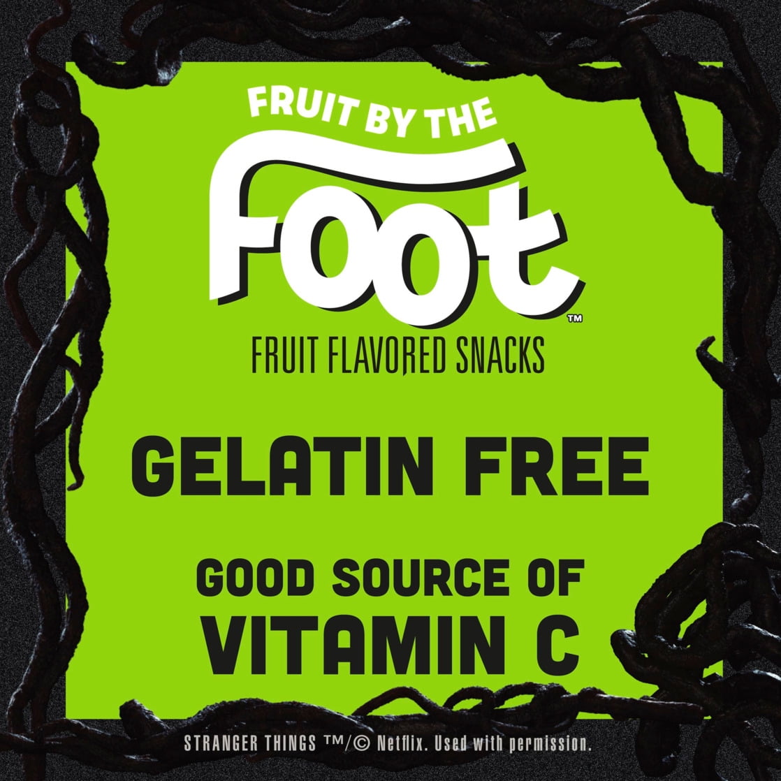 Fruit by the Foot Fruit Flavored Snacks, Stranger Things, Mystery Flavor, 18 Count, 13.5 oz