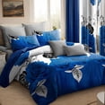 thumbnail image 3 of 9 Piece in a Bag Thick Touch Bed Cover Curtain Set, Upgraded Luxury Bedspread Set, Bamboo microfiber All Season Bedding-Set For Home, RV Beding, Boys And Girls Gifts With Gift Bag, 3 of 15