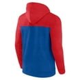 thumbnail image 3 of Men's Fanatics Royal/Red Philadelphia 76ers Big & Tall Down and Distance Full-Zip Hoodie, 3 of 3