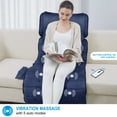 thumbnail image 4 of Vibrating Full Body Back Massager with Detachable Shiatsu Neck Massage Pillow, Massager Mat with APP, 4 of 13