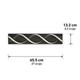 thumbnail image 5 of Artika DNA Modern LED Bathroom Vanity Light Fixture, Black, 5 of 5