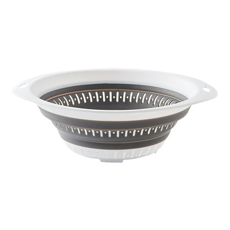 

Colander Collapsible Kitchen Strainer Colander Collapsible Colander with Extendable Handles for Draining Veggies Pasta Fruit （Multicolor) Rice Strainer