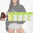 thumbnail image 3 of Bmisegm Sweat à Capuche Décontracté pour Femmes Automne et Hiver, Couleur Unie, Col Rond, Imprimé Amusant, Manches Longues, Marron m, 3 of 4