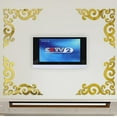 thumbnail image 2 of PEONAVET Stickers Corner Line Acrylic Mirror Wall Stickers Diy, 2 of 3