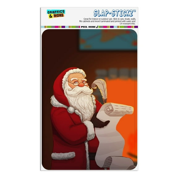 Santa Claus Christmas List Home Business Office Sign