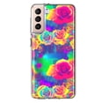 thumbnail image 1 of MUNDAZE Samsung Galaxy S21 Hippie Tie Dye Colorful Roses Double Layer Phone Case Cover, 1 of 5