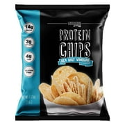 Protein Chips, 14g Protein, 3g-4g Net Carbs, Gluten Free, Keto Snacks, Low Carb Snacks, Protein Crisps, Keto-Friendly, Made in USA (Sea Salt Vinegar, 1 Pack)